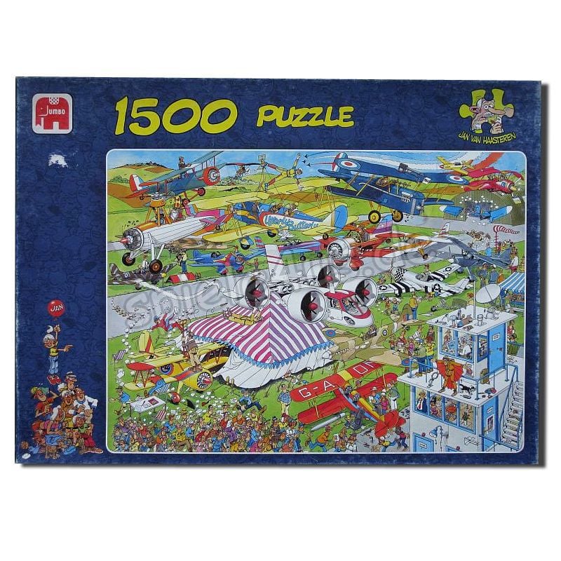 1.500 Teile Jumbo Puzzle Flugschau