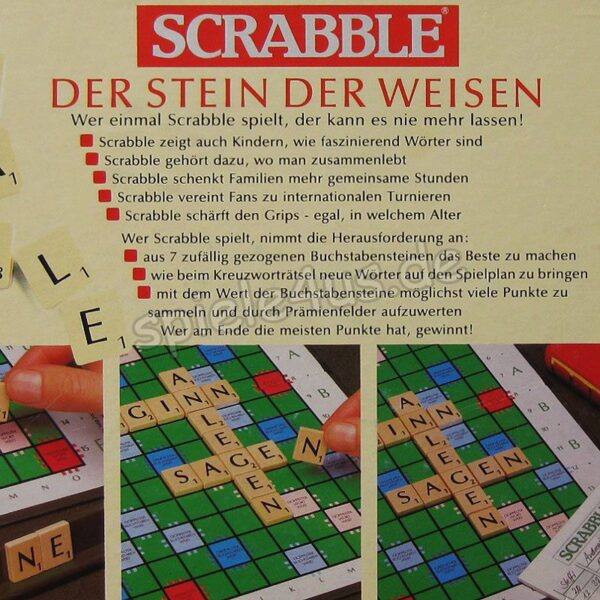 Scrabble Original Natürlich aus Holz