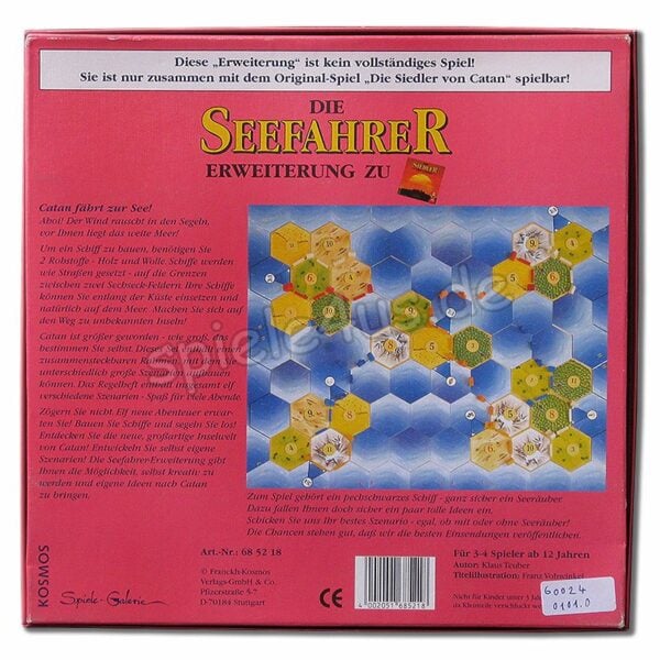 Die Siedler von Catan Seefahrer 6 Spieler HOLZ