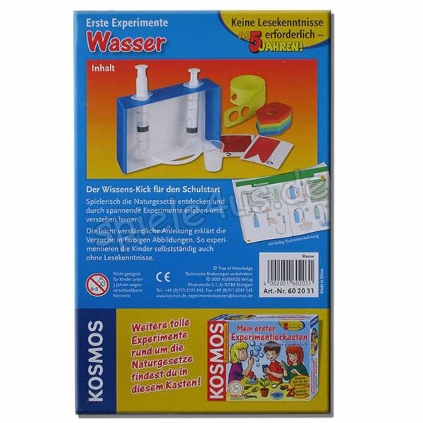 Erste Experimente Wasser