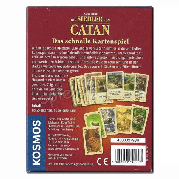 Die Siedler von Catan Das schnelle Kartenspiel