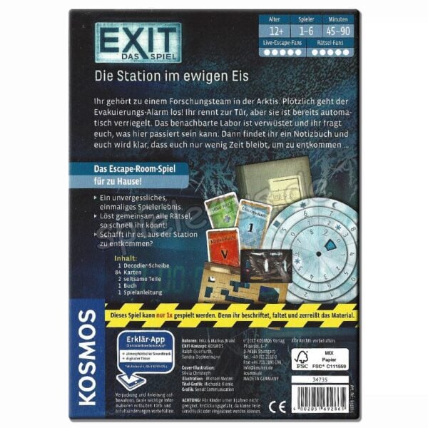 Exit Das Spiel Die Station im ewigen Eis