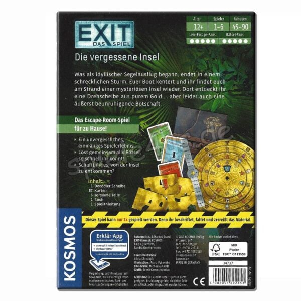 EXIT – Das Spiel Die vergessene Insel