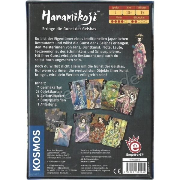 Hanamikoji Kartenspiel
