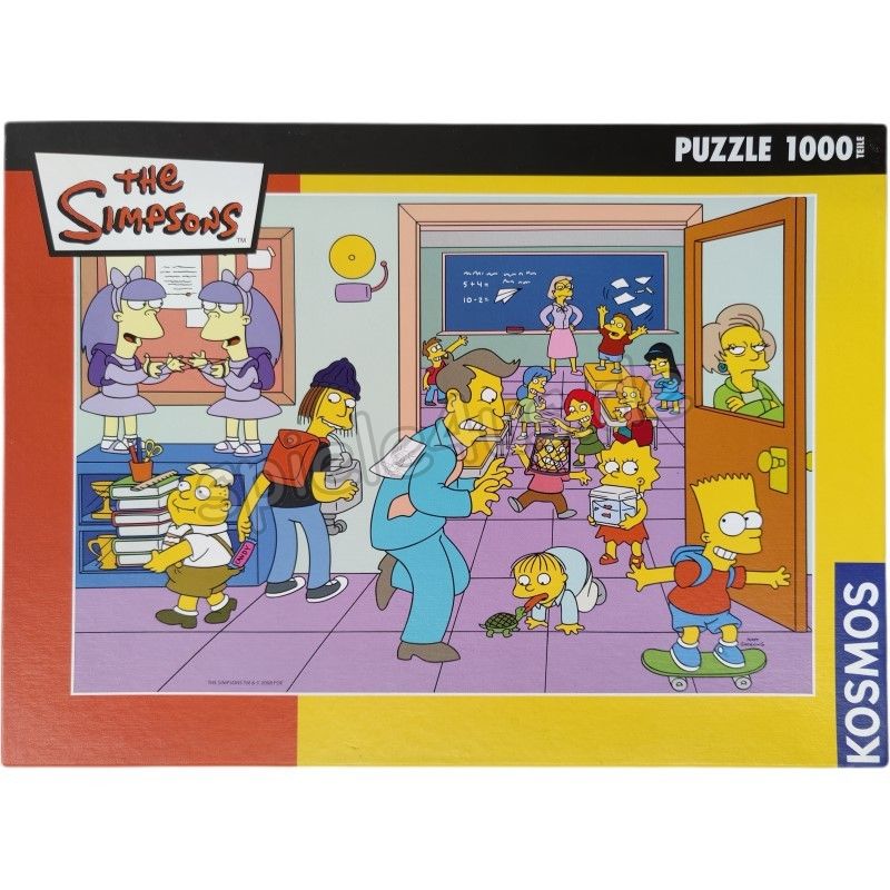 1000 Teile Puzzle The Simpsons In der Schule
