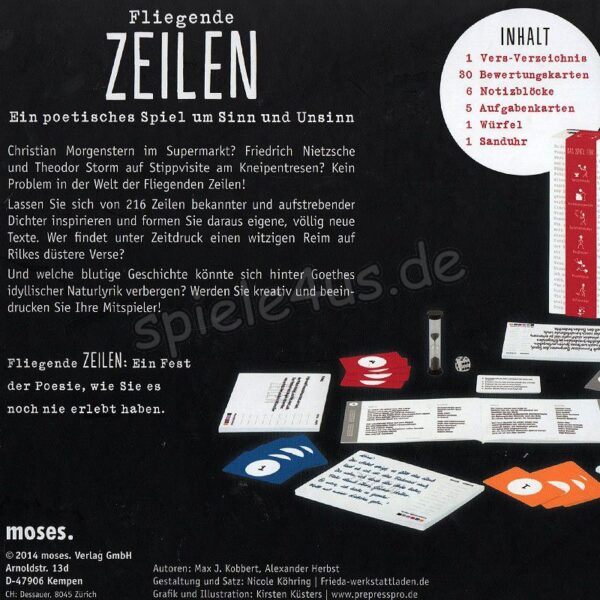Fliegende Zeilen