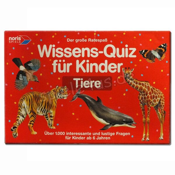 Wissens-Quiz für Kinder Tiere
