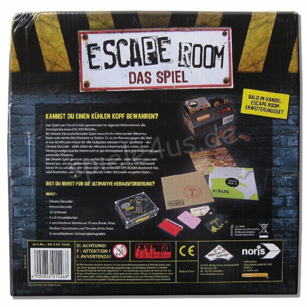 Escape Room Das Spiel