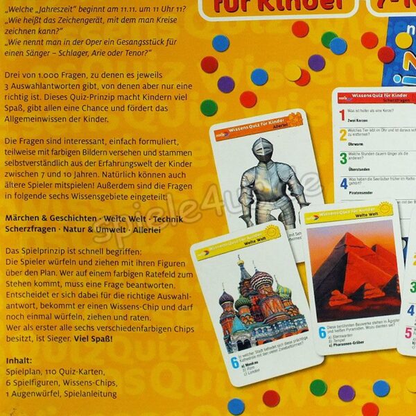 Wissensquiz für Kinder Noris 6252