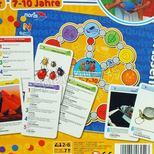 Wissensquiz für Kinder Noris 6252