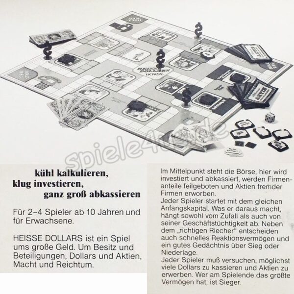 Heisse Dollars Kultspiel von Parker