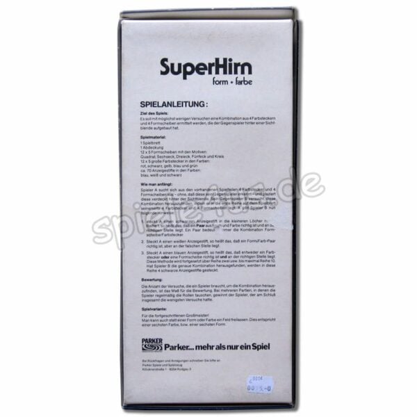 Superhirn Form + Farbe