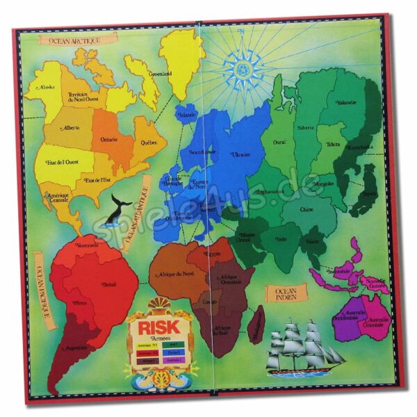 Risiko Risk Eroberungsvariante FRANZÖSISCH