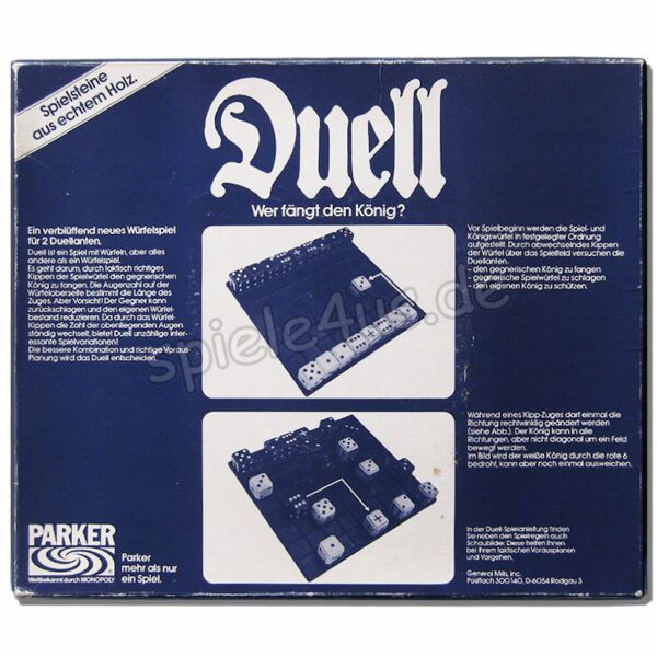 Duell blaue Ausgabe von Parker 1975