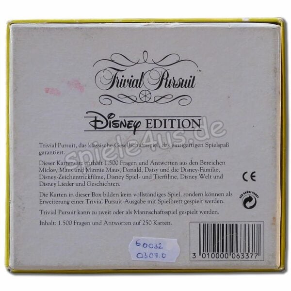 Trivial Pursuit Disney Edition Kartensatz