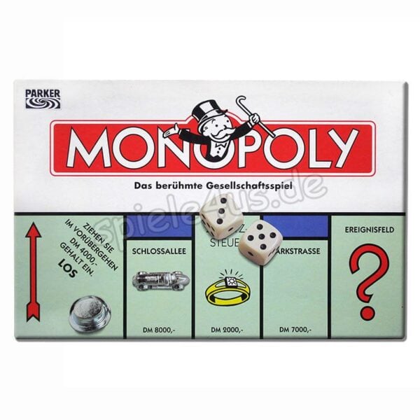 Monopoly DM-Ausgabe mit Metallfiguren