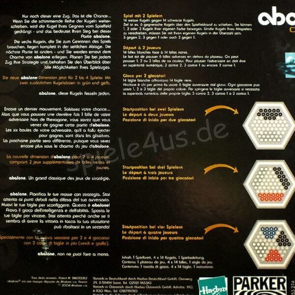 Abalone quattro Parker