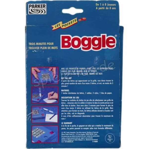 Boggle Les Pockets