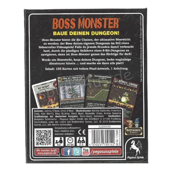 Boss Monster Baue deinen Dungeon Kartenspiel