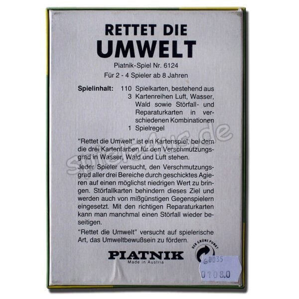 Rettet die Umwelt Spiel