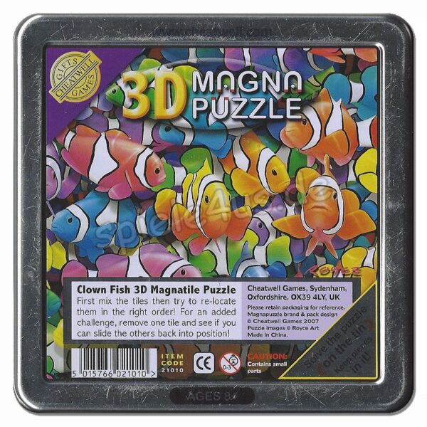 3D Magna Puzzle Clownfische 16 Teile
