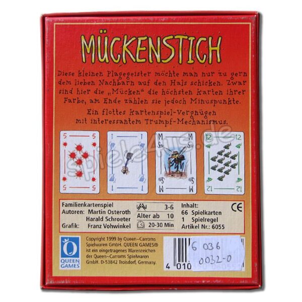 Mückenstich Kartenspiel