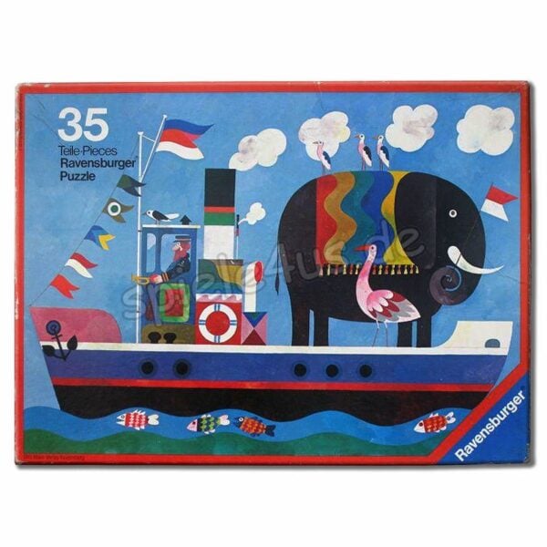 35 Teile Transportschiff Puzzle RV 1974 84 x 60 cm