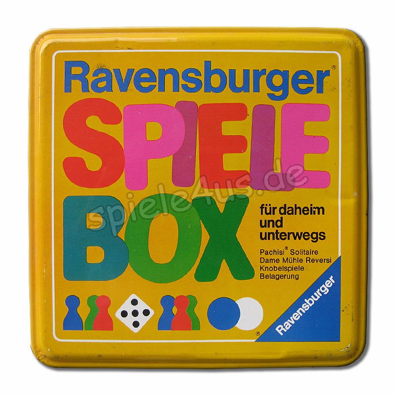 Spiele Box Metallbox RV von 1977