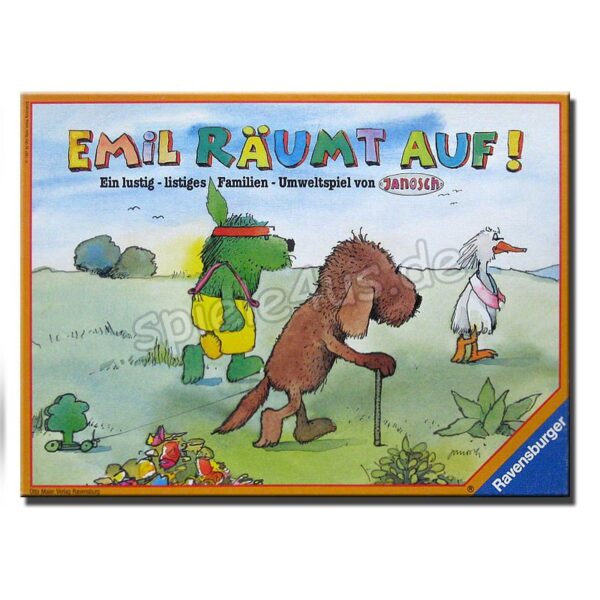 Emil räumt auf Familienspiel Umweltspiel