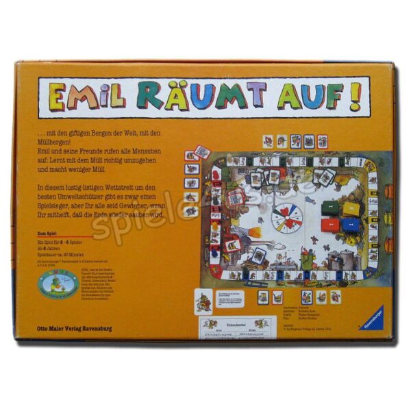 Emil räumt auf Familienspiel Umweltspiel