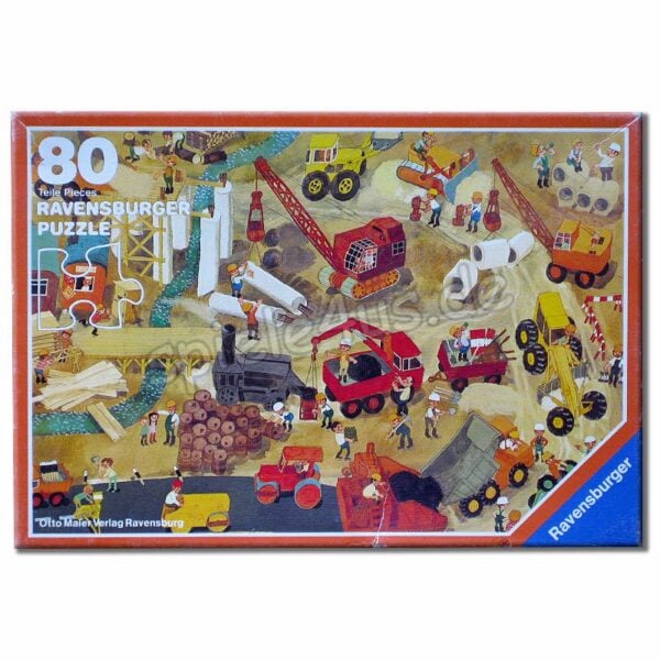 Baustelle 80 Teile Puzzle Ali Mitgutsch