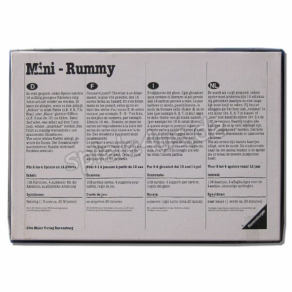 Mini Rummy RV 01041