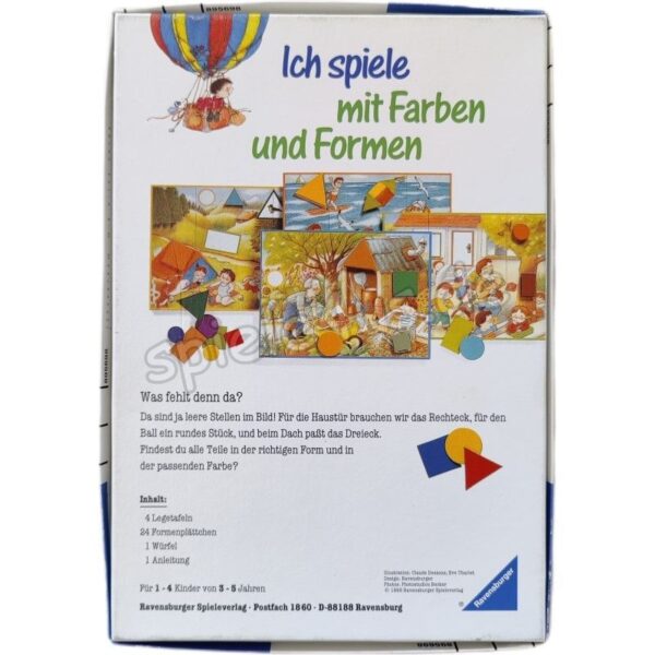 Ich spiele mit Farben und Formen