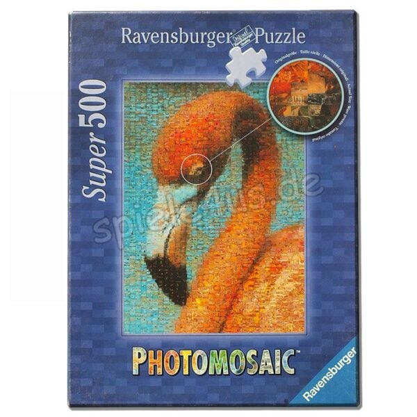 Flamingo Photomosaic 500 Teile Puzzle