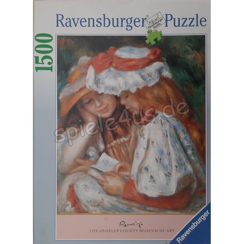 Ravensburger 1.500 Teile Puzzle Renoir 2 lesende Mädchen