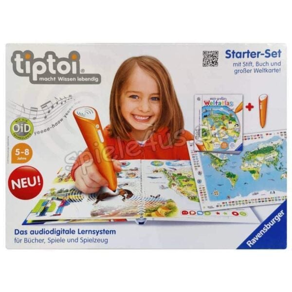 Tiptoi Starter-Set: Weltatlas mit Stift