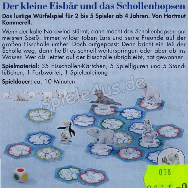 Der kleine Eisbär und das Schollenhopsen Mitbringspiel