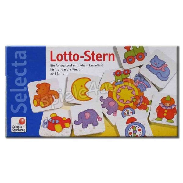Lotto-Stern Anlegespiel