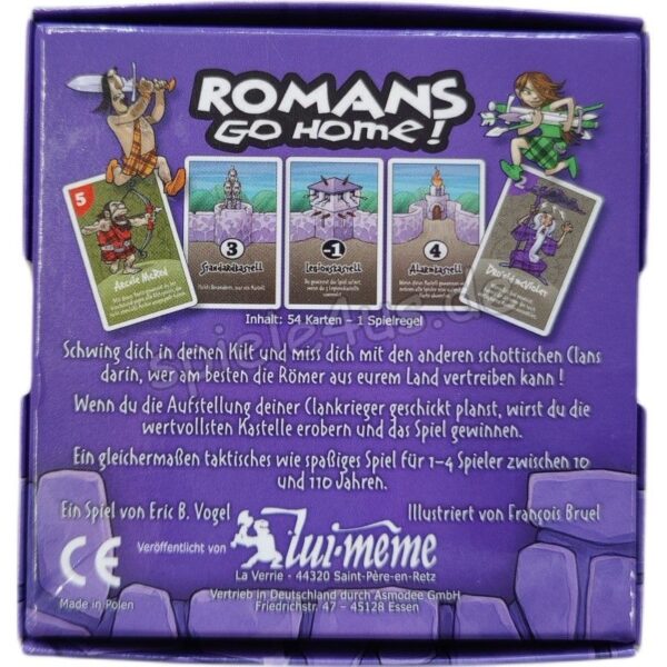 Romans go home Kartenspiel