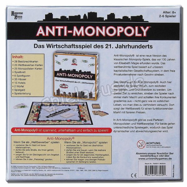 Anti-Monopoly 08509