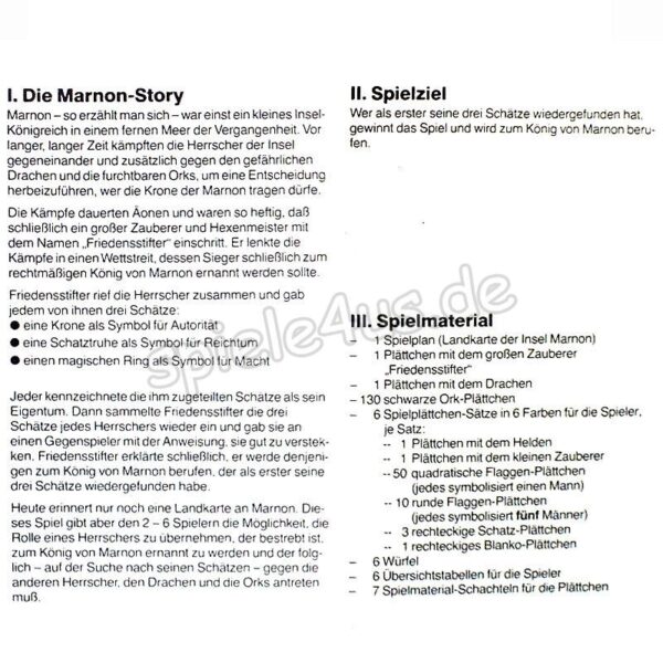 Marnon Des Rätsels Lösung ist Magie