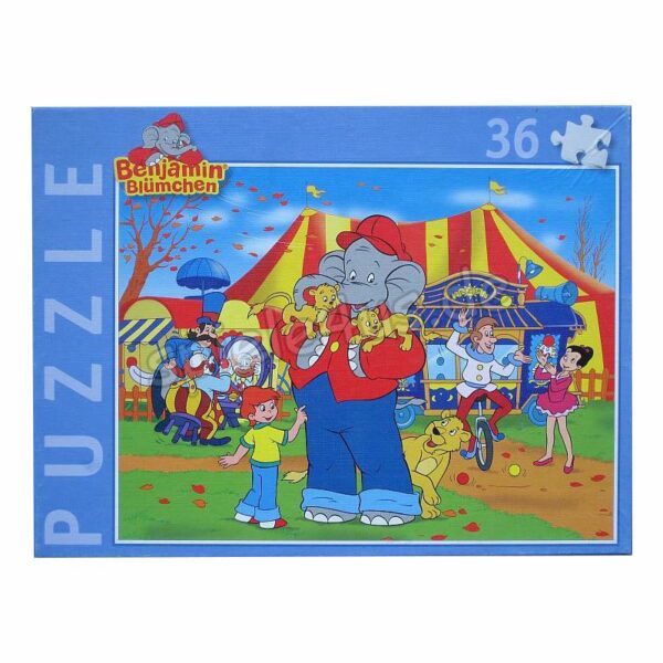Benjamin Blümchen Zirkus 36 Teile Puzzle