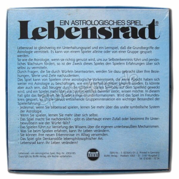 Lebensrad Ein astrologisches Spiel