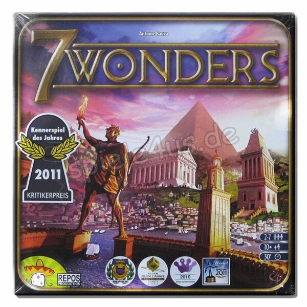 7 Wonders mit Erw. Manneken Pis und Catan