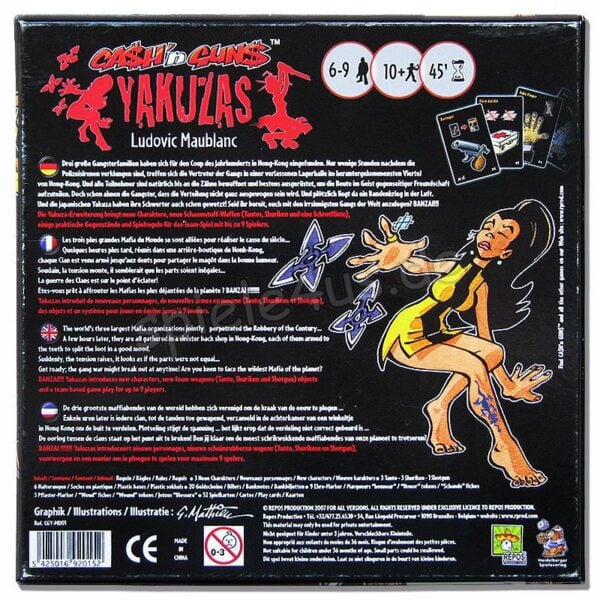Bundle Cash und Guns Basisspiel mit Erw. Yakuzas
