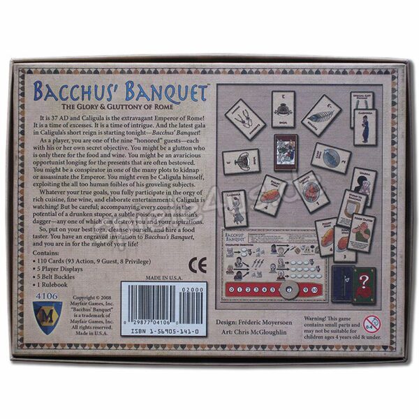 Bacchus’ Banquet ENGLISCH