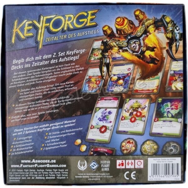 Keyforge: Zeitalter des Aufstiegs Starter-Set mit zusätzl. Deck