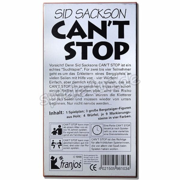 Can’t Stop Franjos von 1998