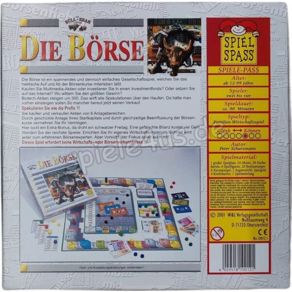 Die Börse The Bull & Bear Company Wirtschaftsspiel