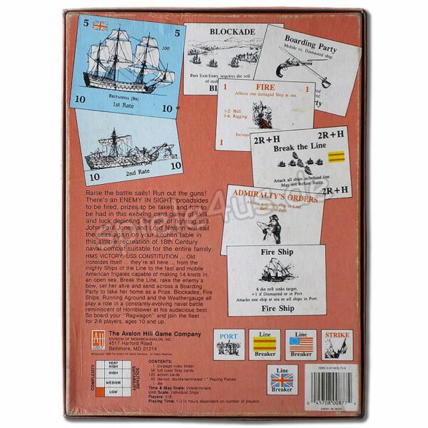 Enemy in Sight! Segelschiffkartenspiel